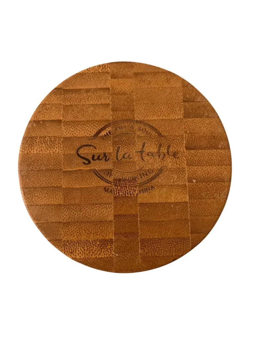 Sur La Table Wood Salt Box With Swivel Lid